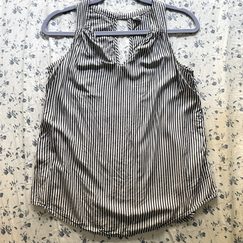 Old Navy Striped Sleeveless Blouse